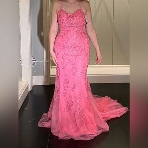 BRAND NEW WITH TAGS - Sherri Hill Style # 52338 in Bright Pink- size 12